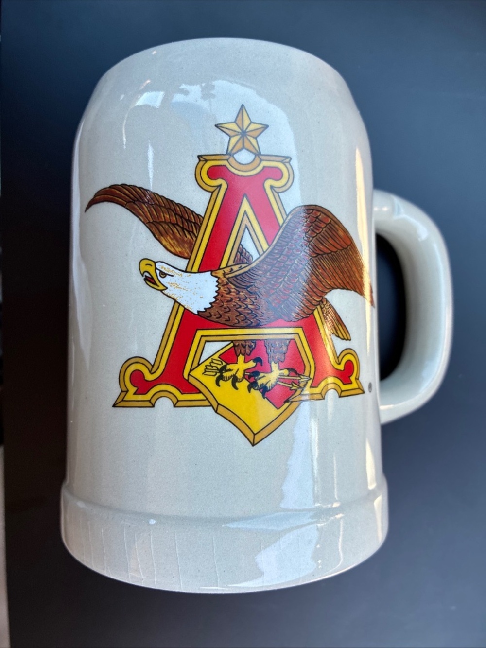 Anheuser Busch Budweiser A Eagle Stoneware Authentic Beer Stein Mug Germany
